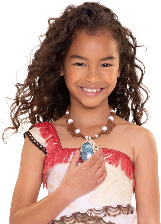 Moana 2 Moana'S Necklace Magical Sea Shell Star Light-Up Necklace for Girls Role Play and Dress Up, Officially Licensed, Great Birthday & Holiday Gift