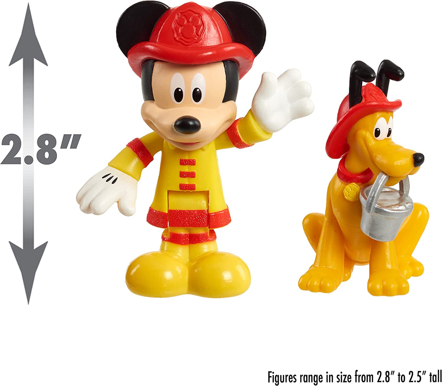 ’S Mickey Mouse Mickey’S Fire Engine, Figure and Vehicle Playset, Lights and Sounds, Officially Licensed Kids Toys for Ages 3 up by