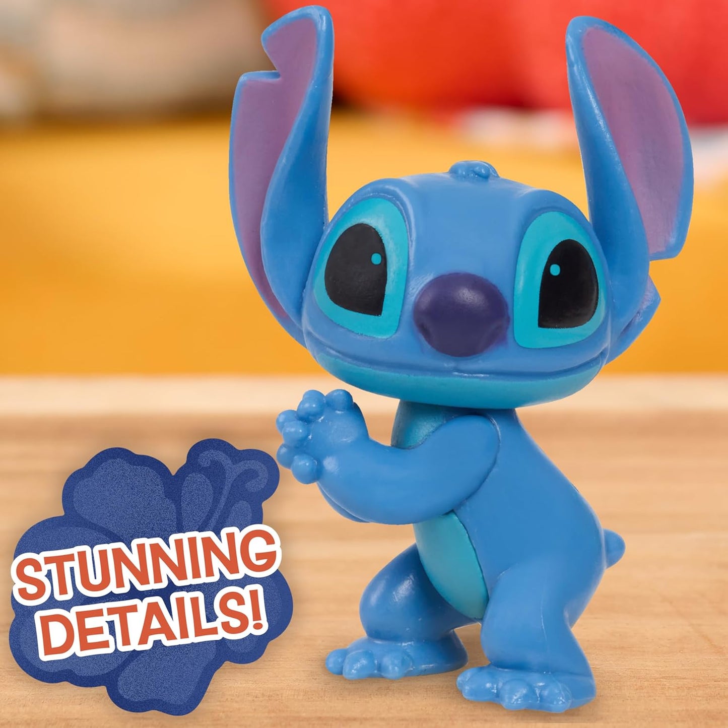 Disney Stitch Collectible Figure Set with Accessories, 11-Pieces, 2-Inch Figurines, Includes Stitch, Lilo, Angel, & Scrump, Collectible Toys, Home Decoration, Kids Ages 3+