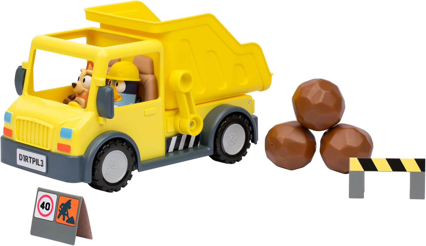 Firetruck Toy with Firefighter Bingo, Bob Bilby Figures | Extendable Ladder & Hose | Includes Stickers - Perfect for Kids Ages 3+
