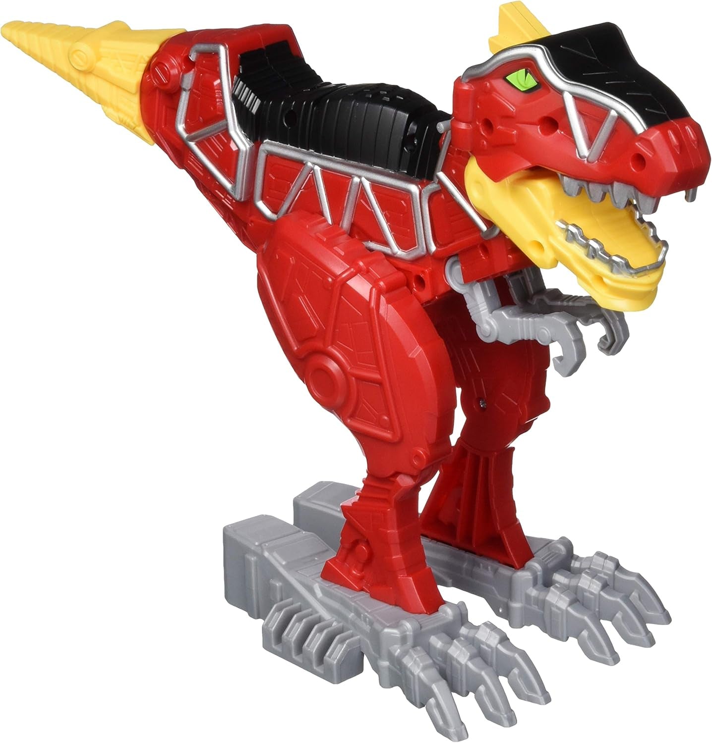 Dino Charge T-Rex Zord Toy Inspired by Special Beast Morphers Episode Red Action Figure Jumps Chomps Head Moves for Kids Ages 4 and up (Amazon Exclusive)