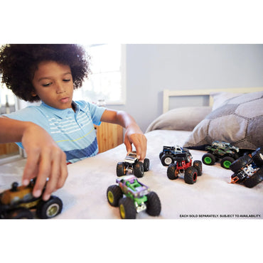 Hot Wheels Monster Trucks, 1:64 Scale Toy Truck & 1 Crushable Car (Styles May Vary)