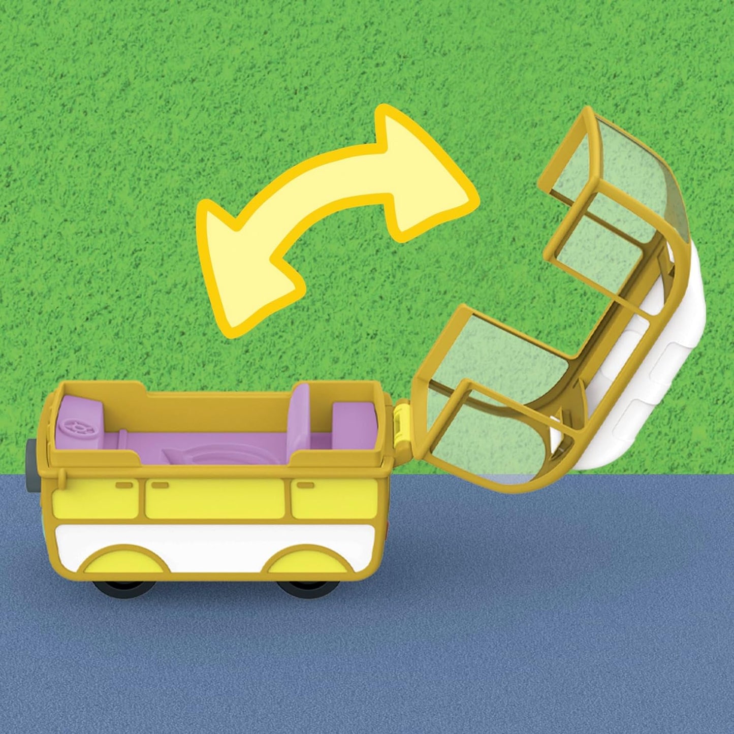 Peppa'S Little Vehicle Playset for Girls and Boys, Includes Helicopter, Camper, and Car, and 5 Figures Set, Preschool Toys, Ages 3+ (Amazon Exclusive)