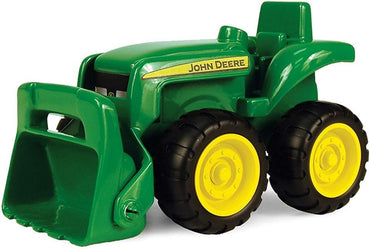 John Deere Vehicle Set - Includes Dump Truck Toy and Tractor Toy with Loader - Kids Outdoor Toys - Kids Construction Toys and Sandbox Toys - 6 Inches - 2 Count - Ages 18 Months and Up
