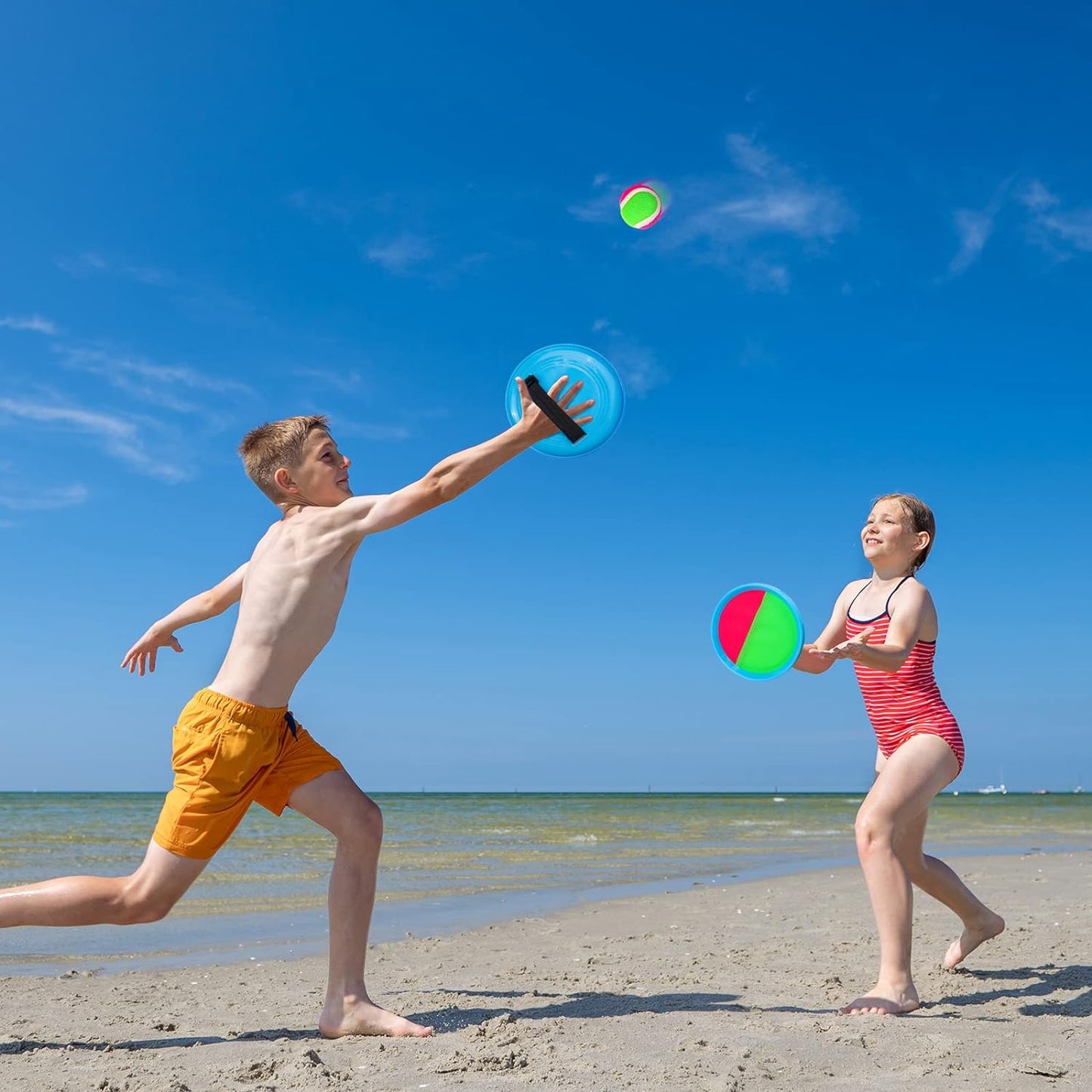 Toss and Catch Ball Game Outdoor Toys for Kids Yard Games Beach Toys outside Games for 3 4 5 6 7 8 9 10 Year Old Boys Girls (Upgraded)