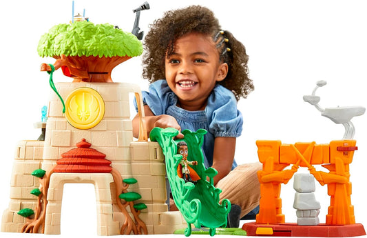 : Young Jedi Adventures Tenoo Jedi Temple, 20-Inch-Tall Playset with Lights & Sounds, 2 Action Figures, Preschool Toys for 3 Year Old Boys & Girls & Up