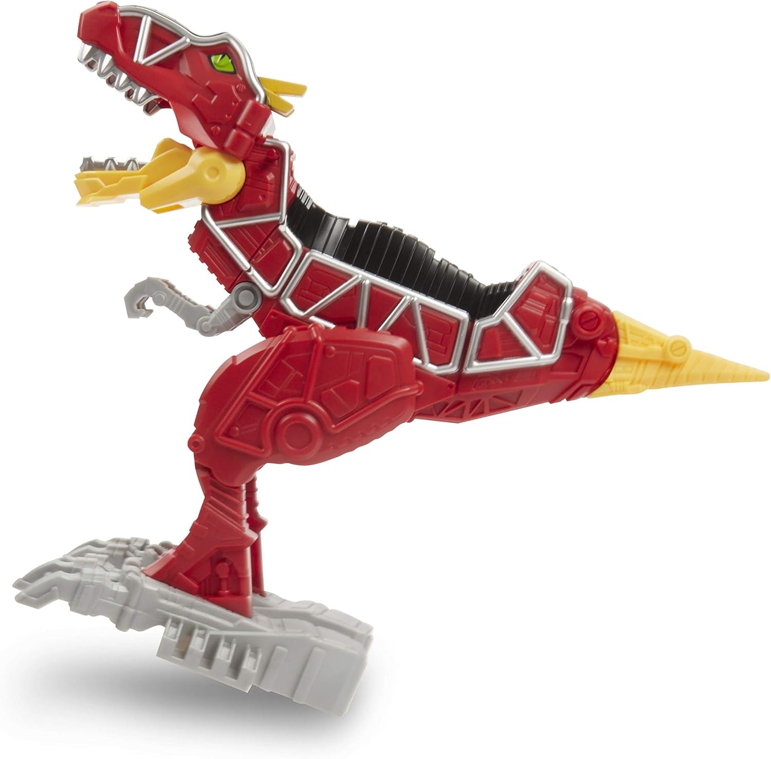 Dino Charge T-Rex Zord Toy Inspired by Special Beast Morphers Episode Red Action Figure Jumps Chomps Head Moves for Kids Ages 4 and up (Amazon Exclusive)