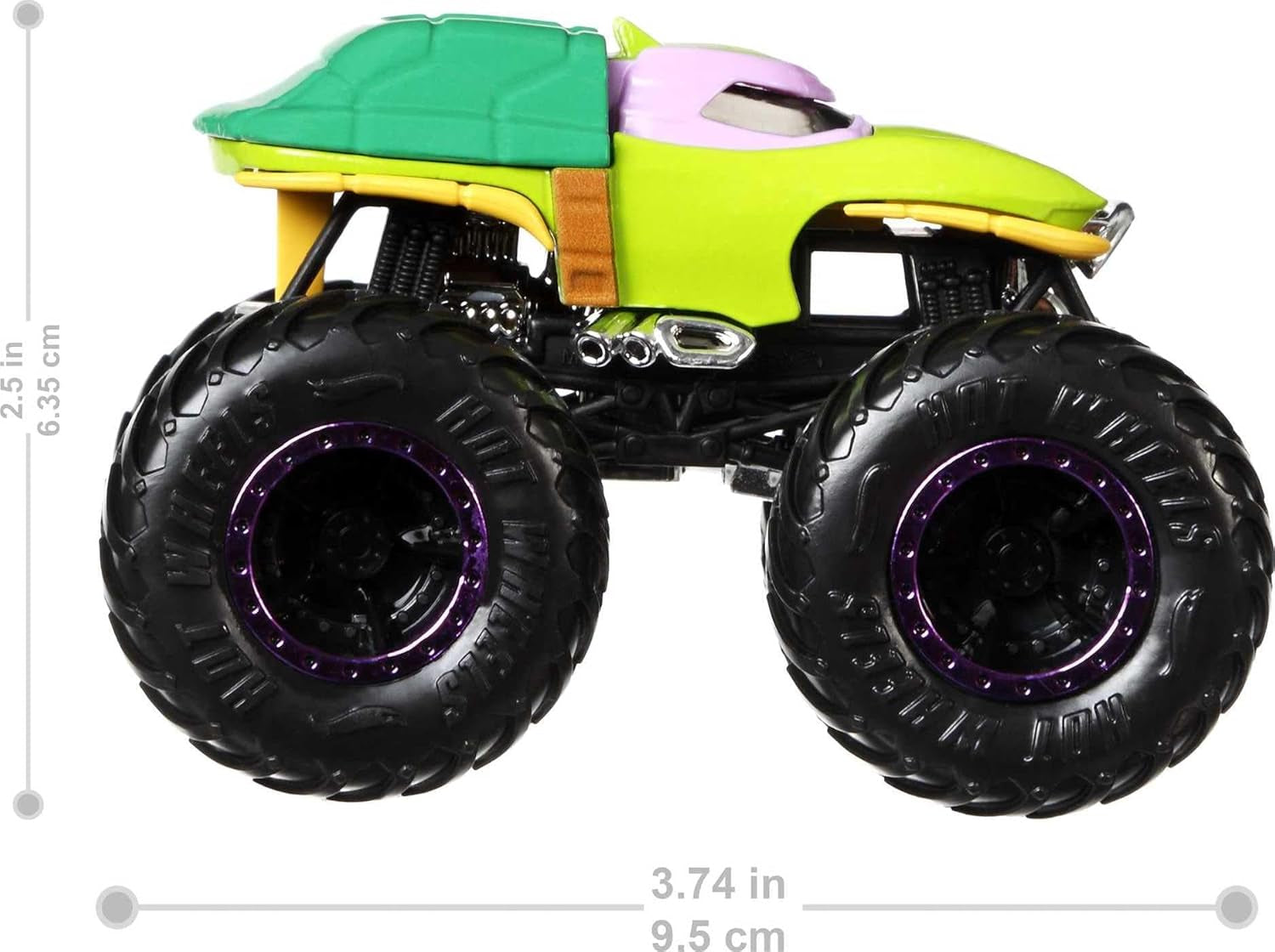 Monster Trucks 1:64 Scale 2-Pack Assortment with Giant Wheels
