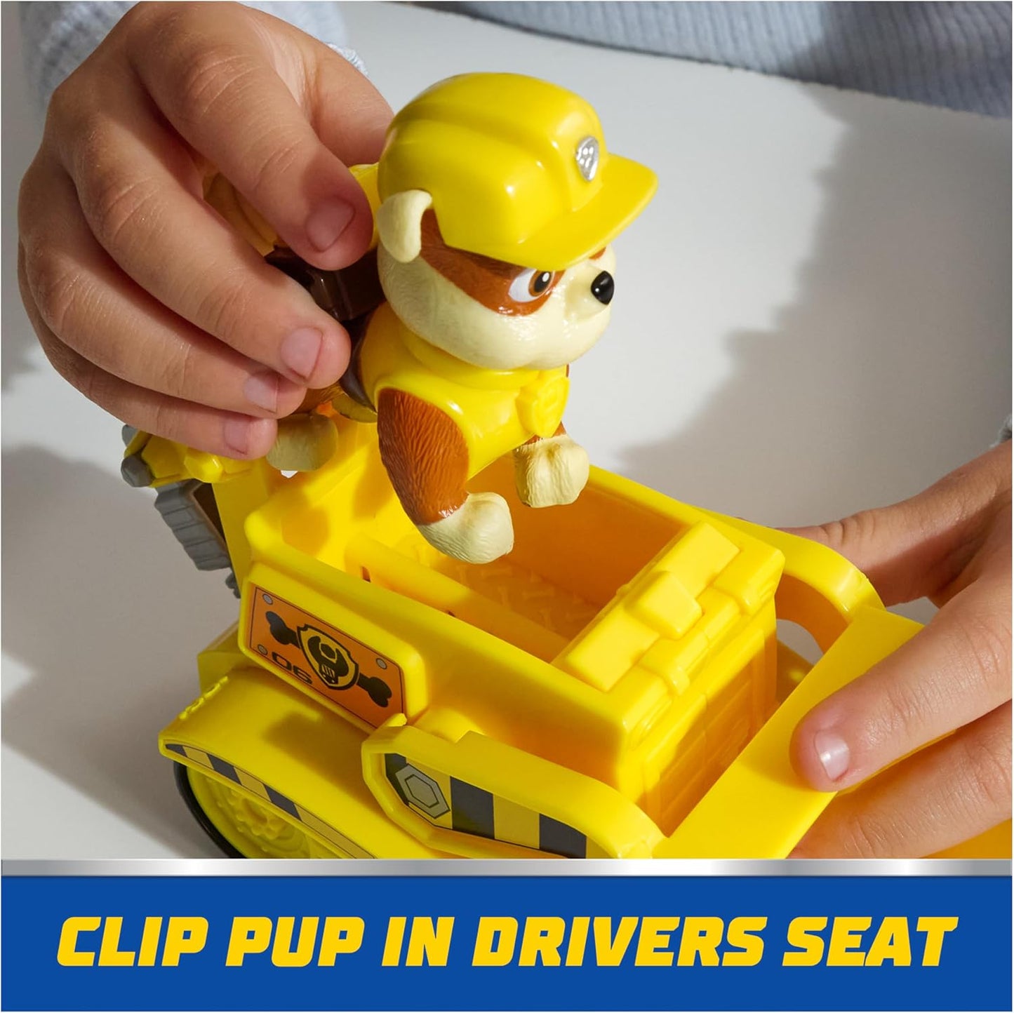 , Rubble’S Bulldozer Toy Truck with Collectible Action Figure, Sustainably Minded Kids Toys for Boys & Girls Ages 3 and Up