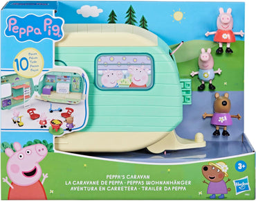 Caravan Playset for Girls and Boys, 3 Figures, 6 Accessories, Preschool Toys, Kids Gifts, Ages 3+