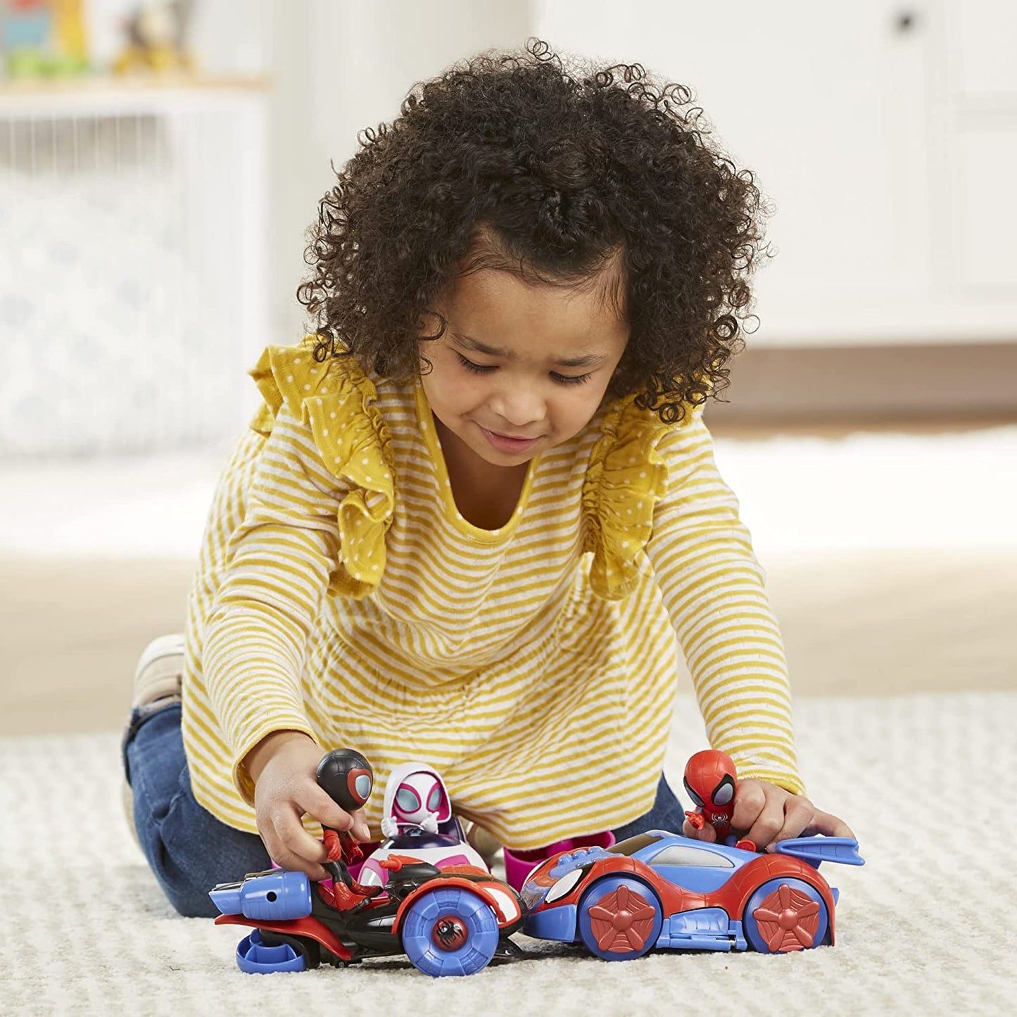 Team Spidey Change ‘N Go Riders Playset, 3 Toy Cars and Action Figures, Marvel Super Hero Toys for 3 Year Old Boys and Girls and up (Amazon Exclusive)