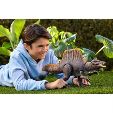 Jurassic World Rebirth Tail Thrasher Spinosaurus Action Figure – Realistic Dinosaur Toy