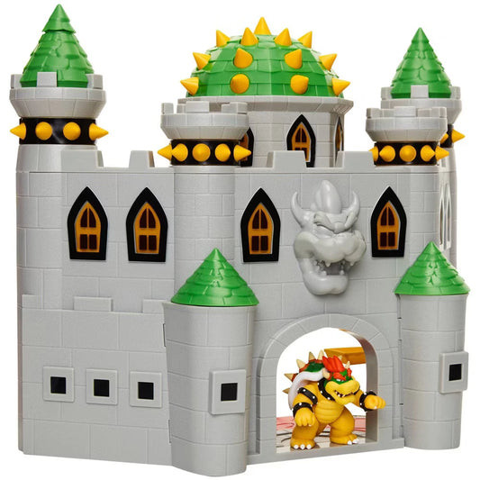 Nintendo Super Mario Bowser Castle Playset – Includes 2.5" Bowser Figure