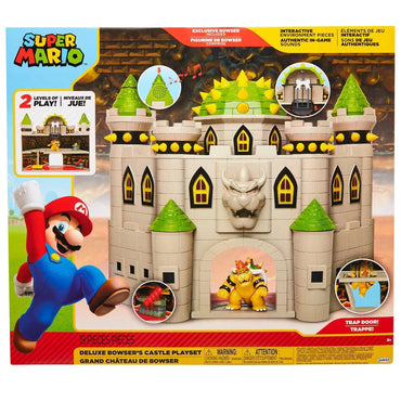 Nintendo Super Mario Bowser Castle Playset – Includes 2.5" Bowser Figure