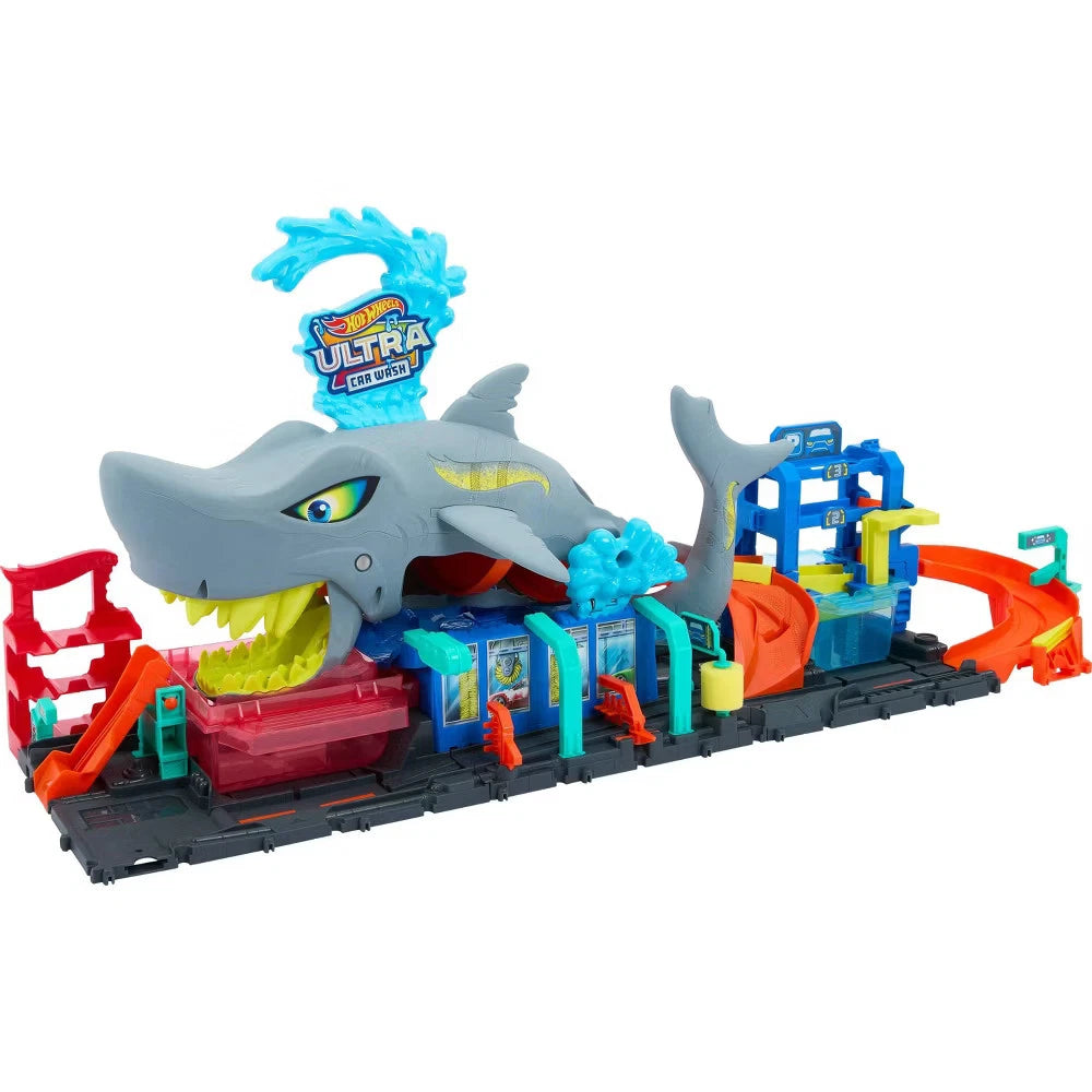Hot Wheels Attacking Shark Escape Trackset – Thrilling Stunt & Racing Playset