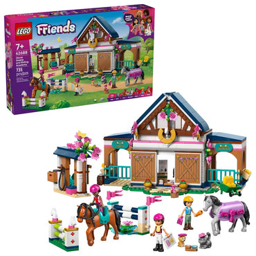 LEGO Friends 42688 horse stable set with 2 horses puppy and 3 minidolls