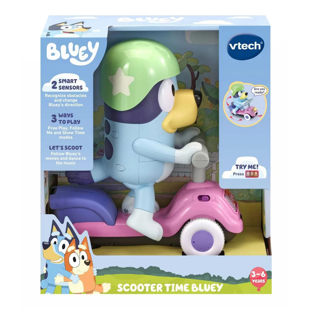 VTech Bluey Scooter Time Bluey