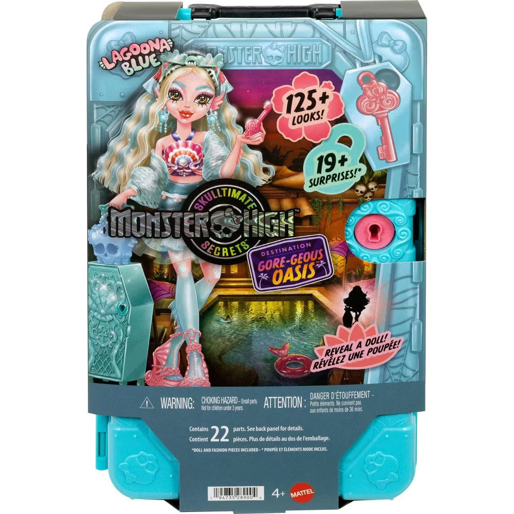 Monster High Skulltimate Secrets Gore-geous Oasis Playset Lagoona Blue Doll