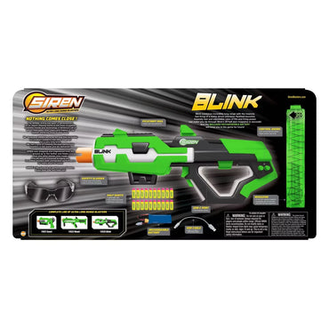 SIREN BLINK Ultra Long Range Blaster – High-Power Foam Dart Gun