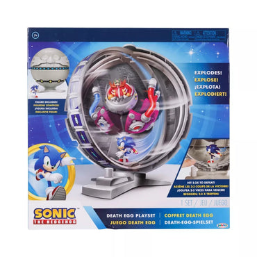Sonic the Hedgehog Death Egg Playset – 13-Piece Track Set with Dr. Eggman & Sonic Action