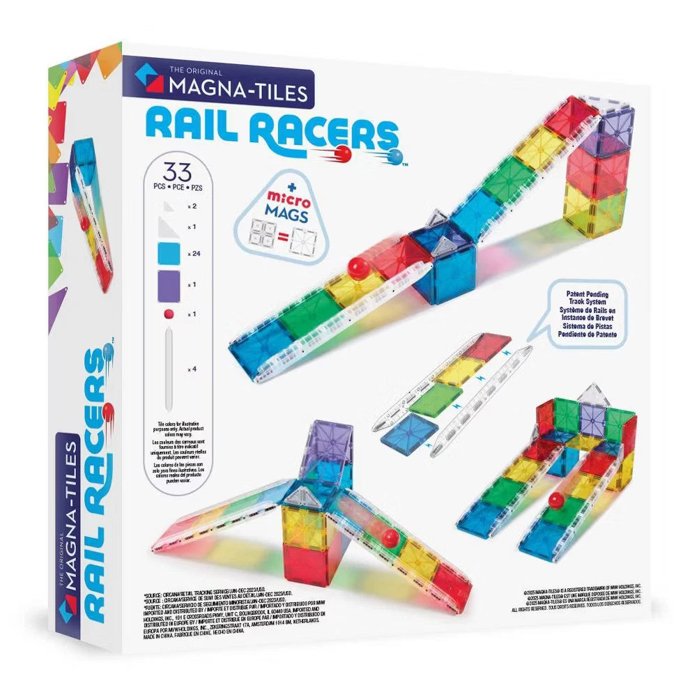 Rail Racers 110-Piece Magnetic Building Set