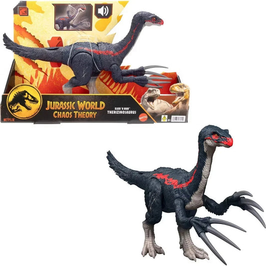 Jurassic World Slash N Roar Therizinosaurus Dinosaur Figure with Sound & Attack Action Toy
