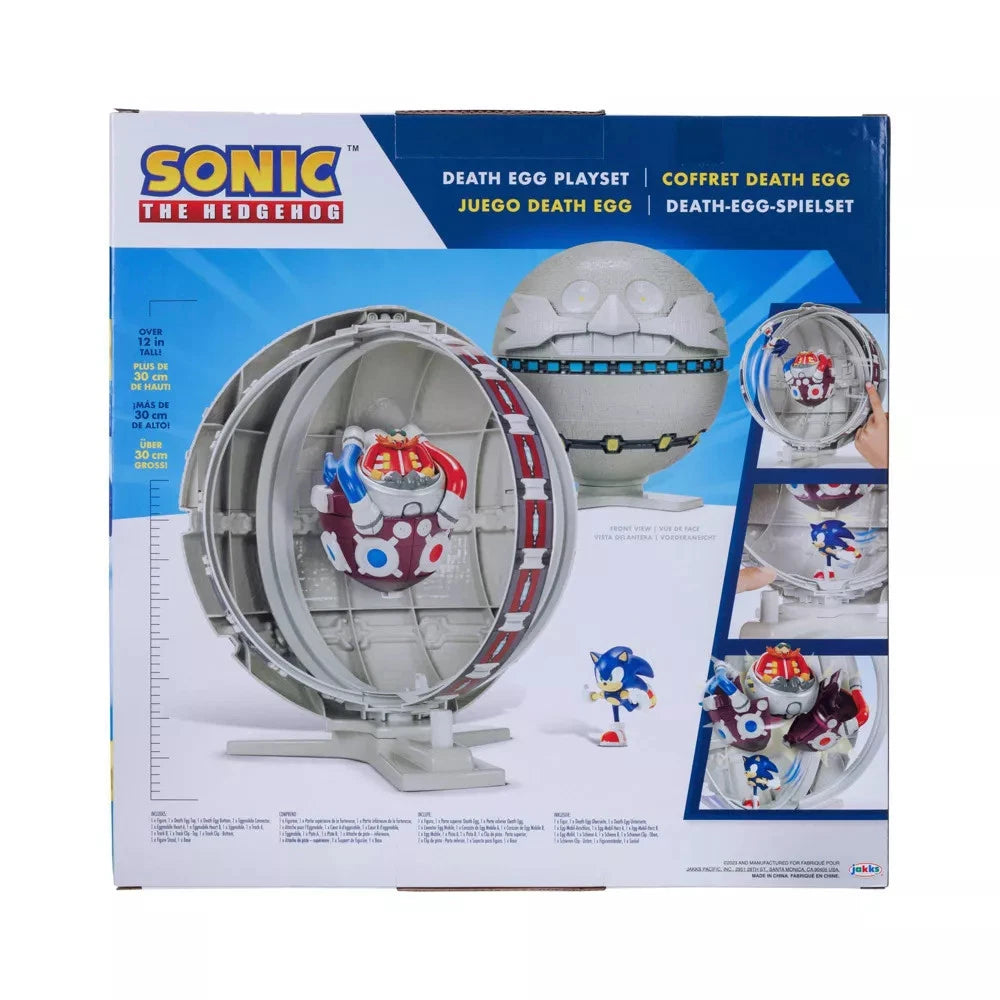 Sonic the Hedgehog Death Egg Playset – 13-Piece Track Set with Dr. Eggman & Sonic Action