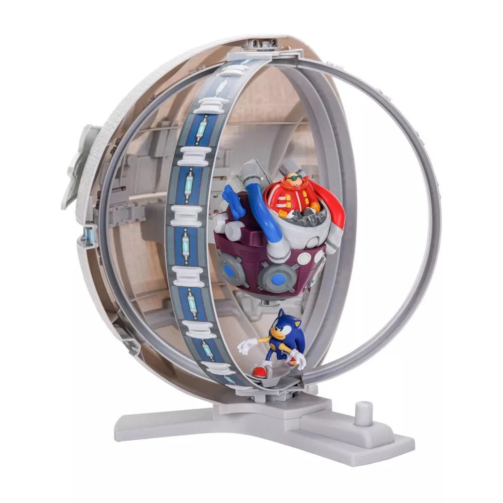 Sonic the Hedgehog Death Egg Playset – 13-Piece Track Set with Dr. Eggman & Sonic Action
