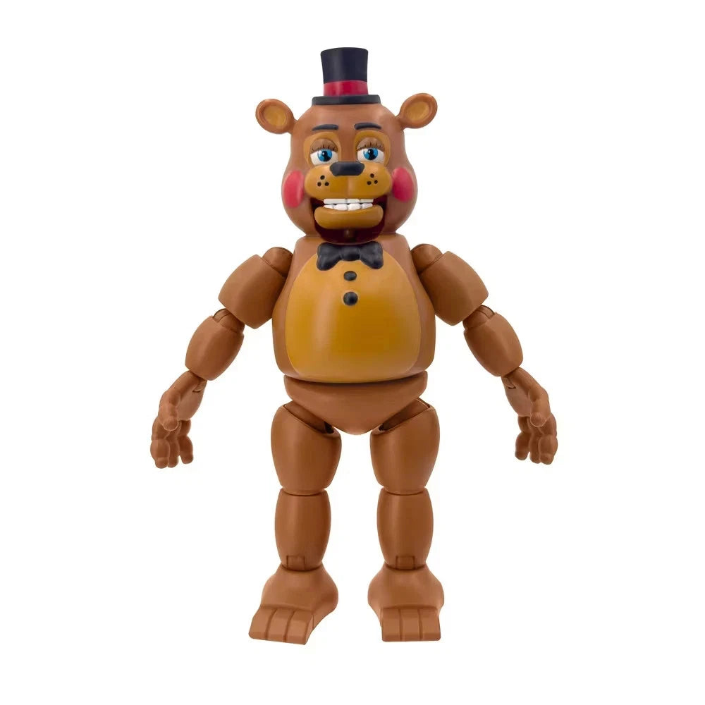 FNAF 4-Pack Collectible Figures by Jazwares – Toy Freddy, Toy Bonnie, Toy Chica & Mangle | Official Five Nights at Freddy's Action Figures