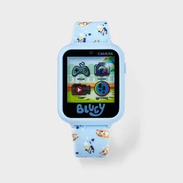 Disney Bluey Smartwatch for Girls – Sky Blue | Camera, Games, Alarm & Video Features