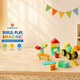 Gigglescape 30-Piece Magnetic Building Blocks & Tiles Set