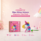 CONNETIX 56pc Glitter Unicorn Magnetic Tiles Pack