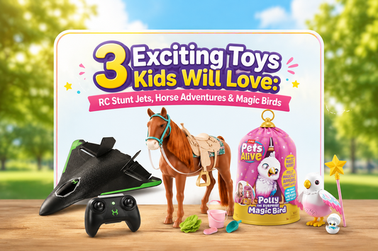 3 Exciting Toys Kids Will Love: RC Stunt Jets, Horse Adventures & Magic Birds