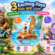 3 Magical & Creative Toys Kids Will Love: Harry Potter, Moana & LEGO Fashion
