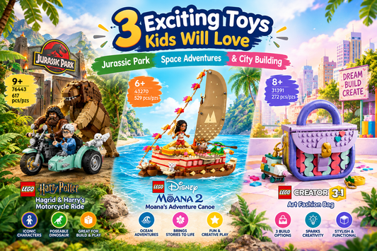 3 Magical & Creative Toys Kids Will Love: Harry Potter, Moana & LEGO Fashion