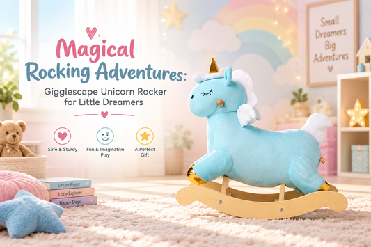 Magical Rocking Adventures: Gigglescape Unicorn Rocker for Little Dreamers
