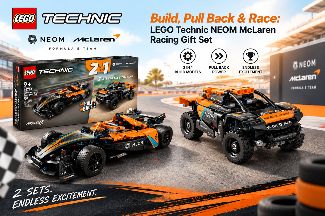 Build, Pull Back & Race: LEGO Technic NEOM McLaren Racing Gift Set