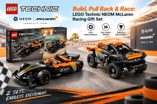 Build, Pull Back & Race: LEGO Technic NEOM McLaren Racing Gift Set