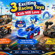 3 Exciting Racing Toys Kids Will Love: LEGO McLaren, Sonic RC & Off-Road Truck