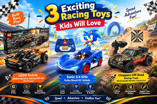 3 Exciting Racing Toys Kids Will Love: LEGO McLaren, Sonic RC & Off-Road Truck