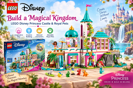 Build a Magical Kingdom: LEGO Disney Princess Castle & Royal Pets