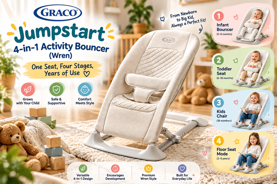 Grow, Play & Explore: Graco Jumpstart 4-in-1 Activity Bouncer