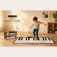 FAO Schwarz Giant 69" Dance-On Piano Mat for Kids