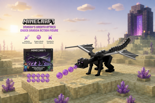 Minecraft Dragon’s Breath Attack Ender Dragon Action Figure