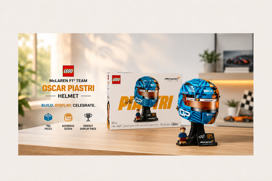 LEGO McLaren F1 Oscar Piastri Helmet Building Set – 793 Pieces