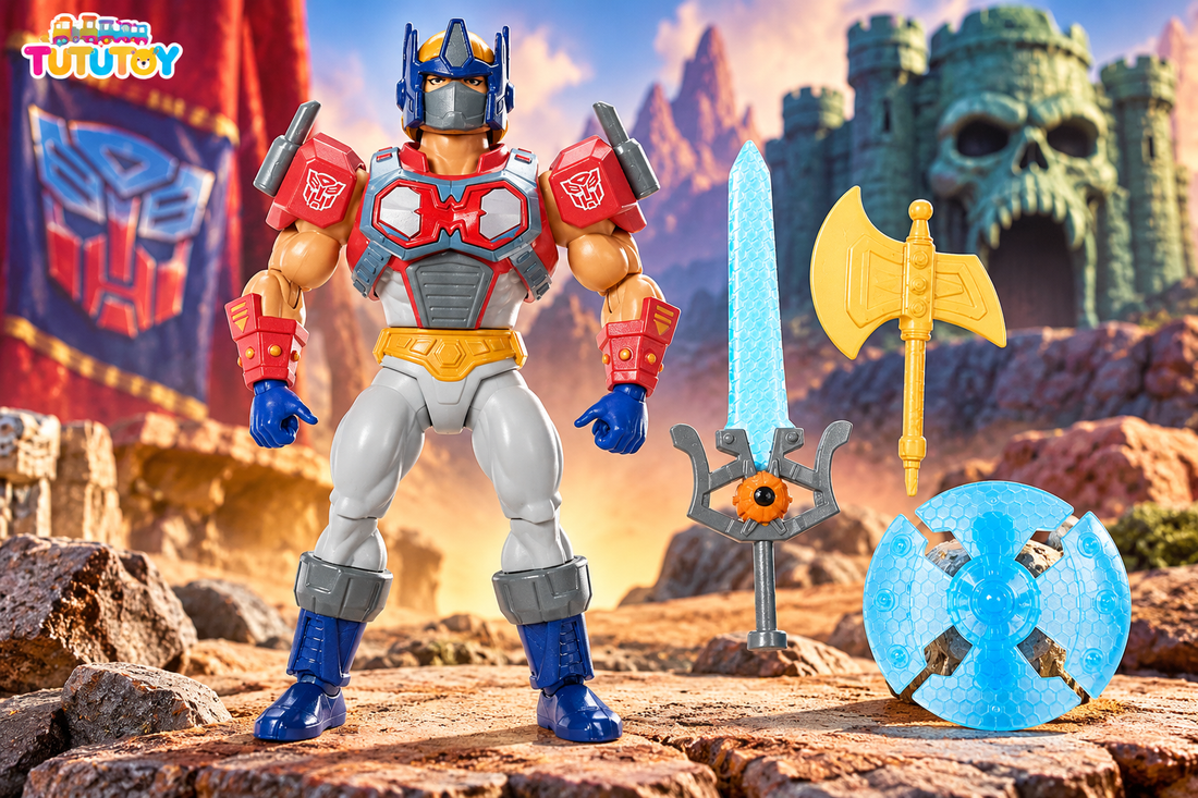 Optimus Prime Meets He-Man: Exploring the Masters of the Universe x Transformers Figure