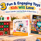 3 Fun & Engaging Toys Kids Will Love: Advent Calendar, Learning Books & Board Game