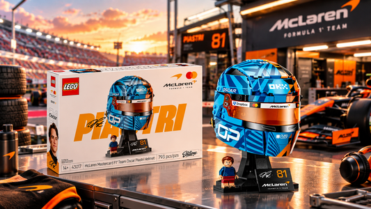 Build the Papaya Racing Spirit: McLaren F1 Team Oscar Piastri Helmet – 793 Pieces