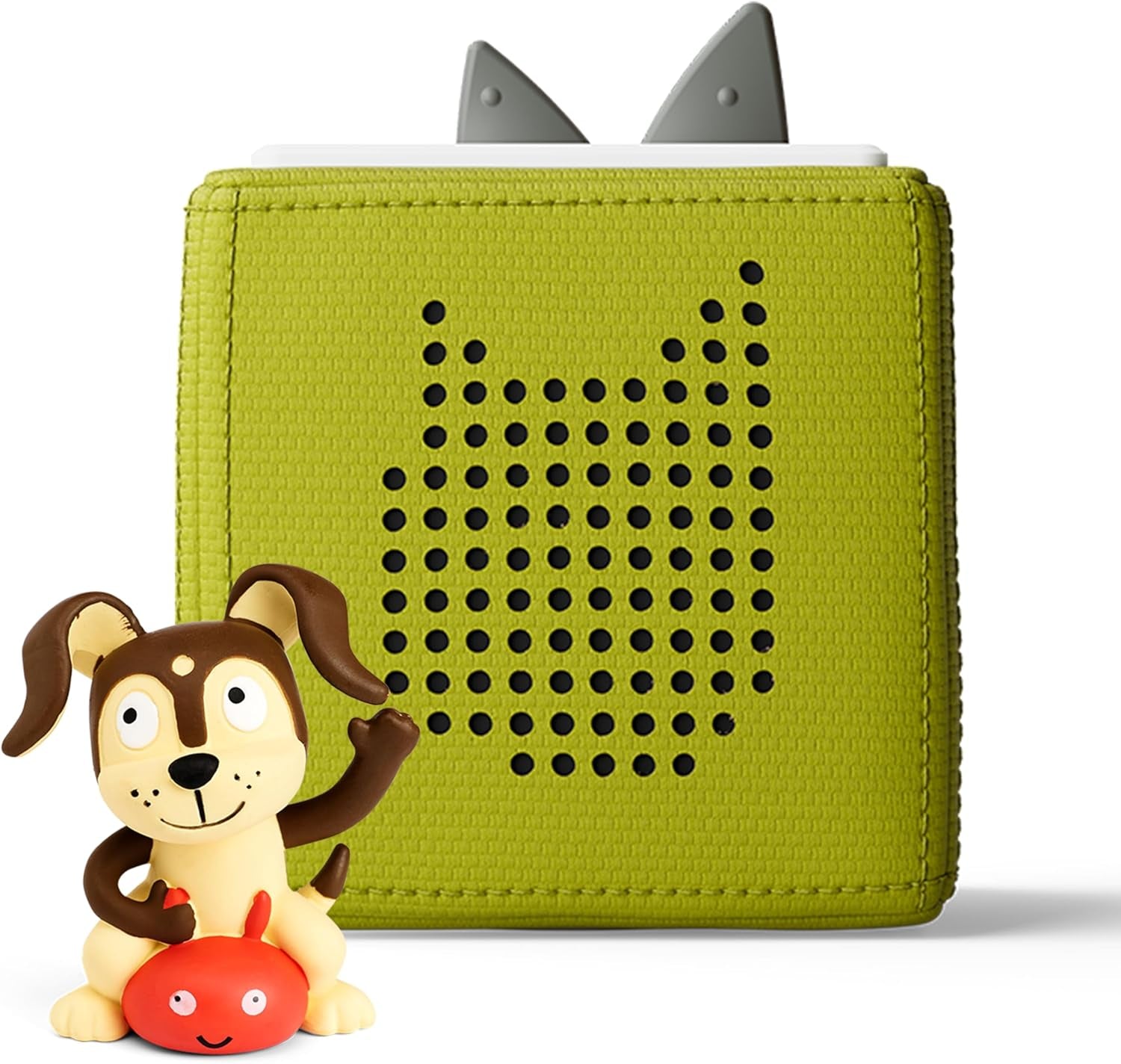 Toniebox Audio Player Starter Set with Playtime Puppy - Listen, Learn, and Play with One Huggable Little Box - Purple