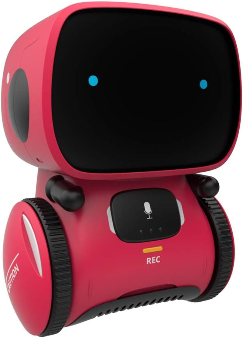 Robot Toys for Boys and Girls, Voice Control and Touch Sensor Interactive Smart Talking Robots Intelligent Partner and Teacher with Singing, Dancing, Repeating, Toy Gifts for Kids Age 3 and Up